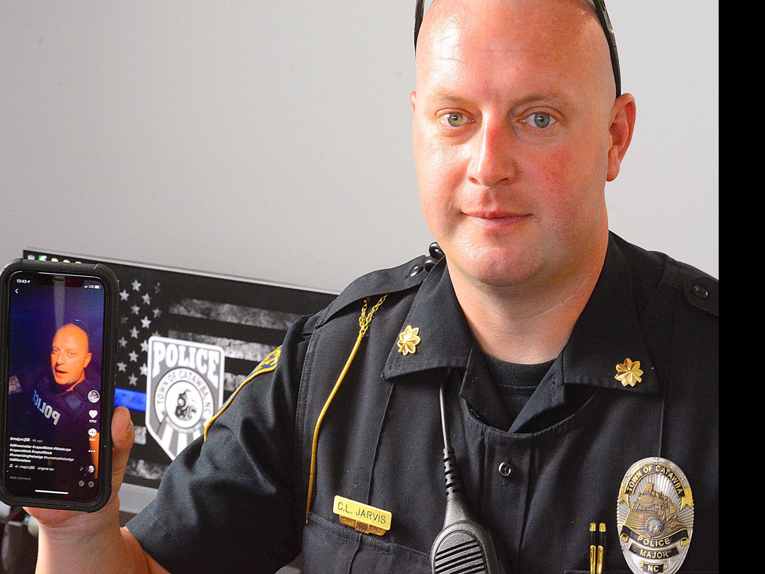 Catawba Officer Uses Tiktok App To Share Humor And Humanize The Badge Govt And Politics Hickoryrecord Com