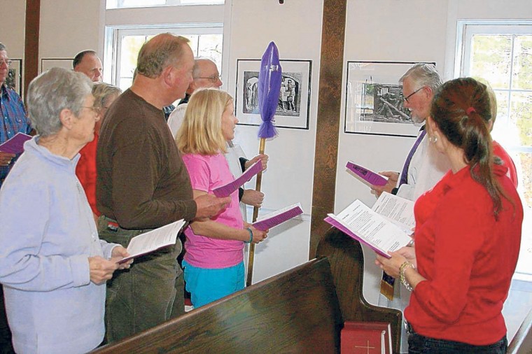 St. Paul's Episcopal Church offers stations of the cross