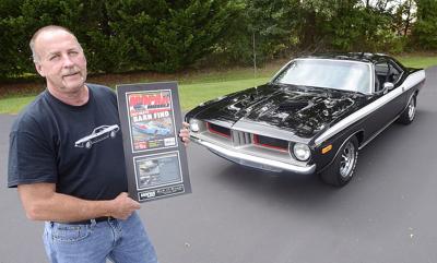 he bought a plymouth barracuda new in 1974 and after a restoration