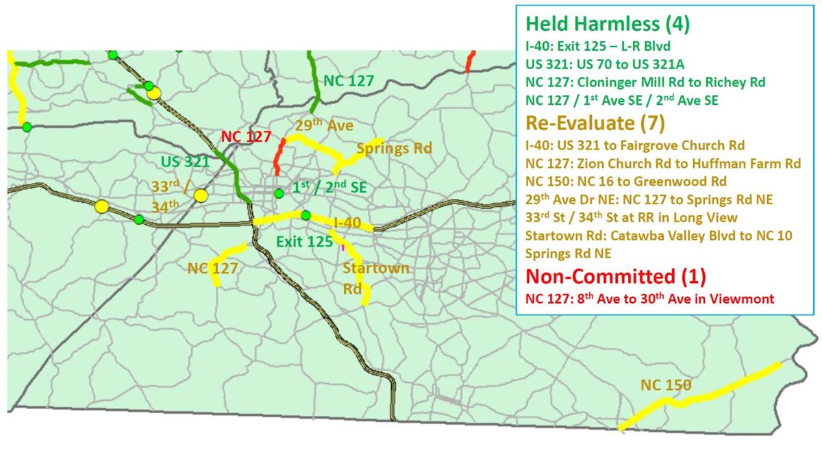 A broken promise'; Some Catawba County road projects at risk of losing  funding