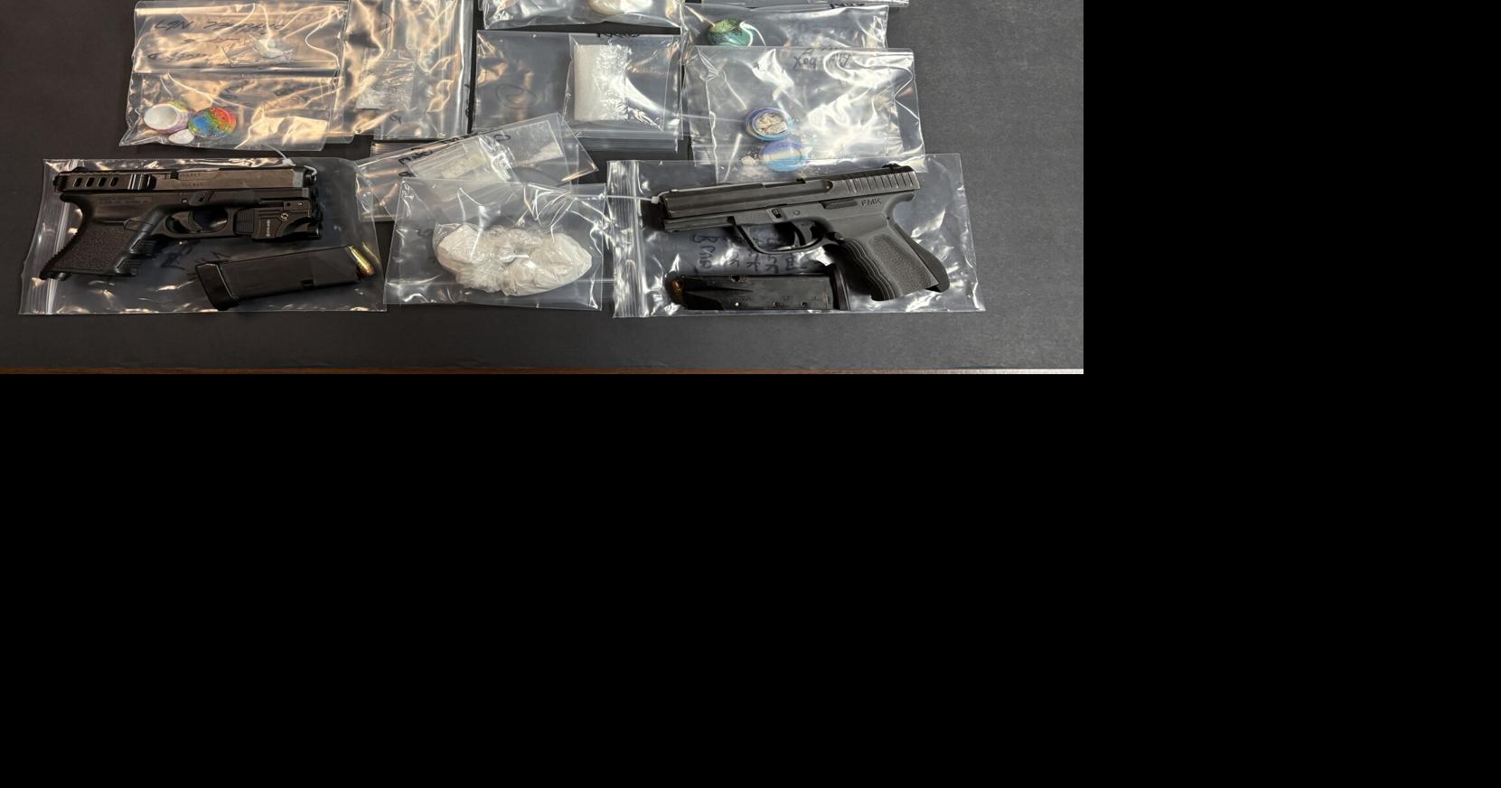 Hickory man, woman charged with drug trafficking; Deputies seize guns, fentanyl from car