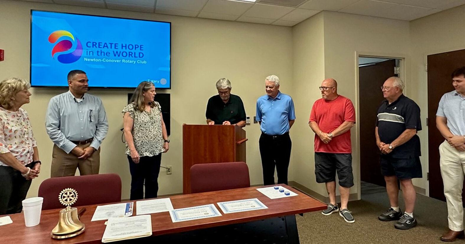 Rotary Club of Newton Conover installs new officers - Vimarsana News
