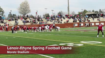 Lenoir Rhyne Football Spring Game Video Hickoryrecord Com