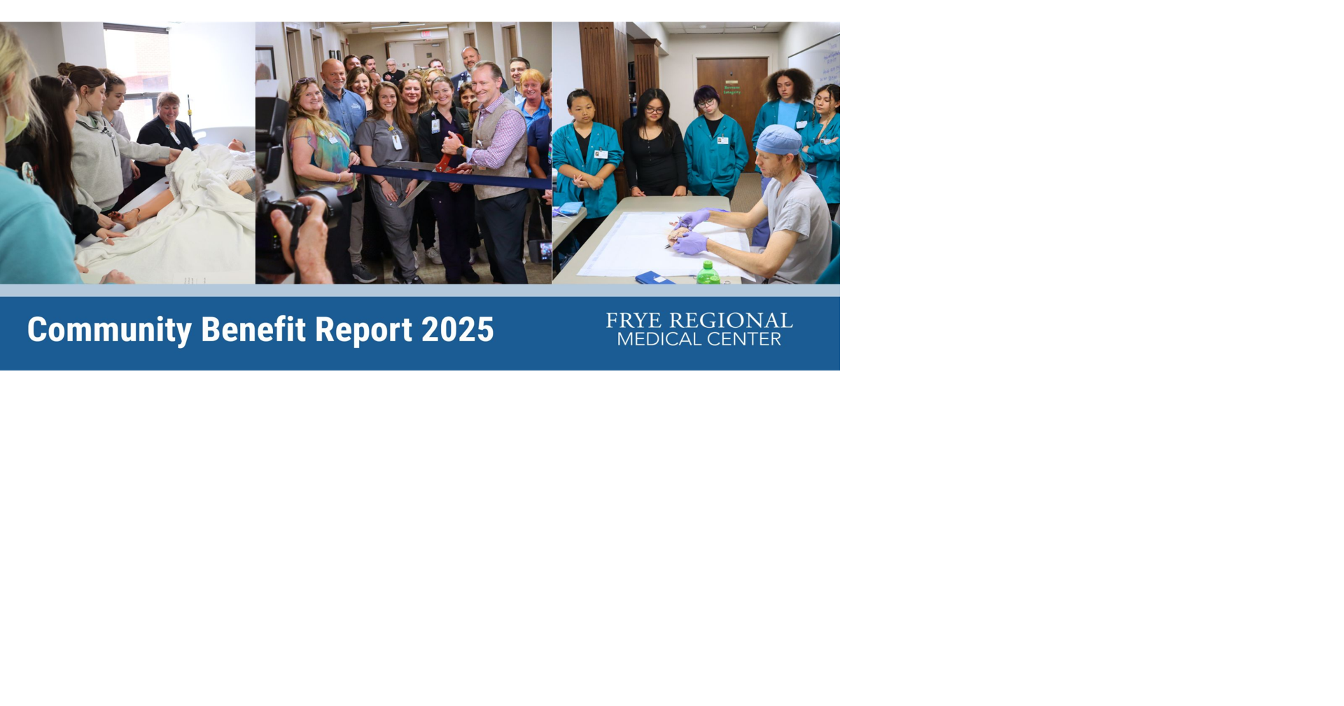 Frye Regional releases 2025 Community Benefit Report