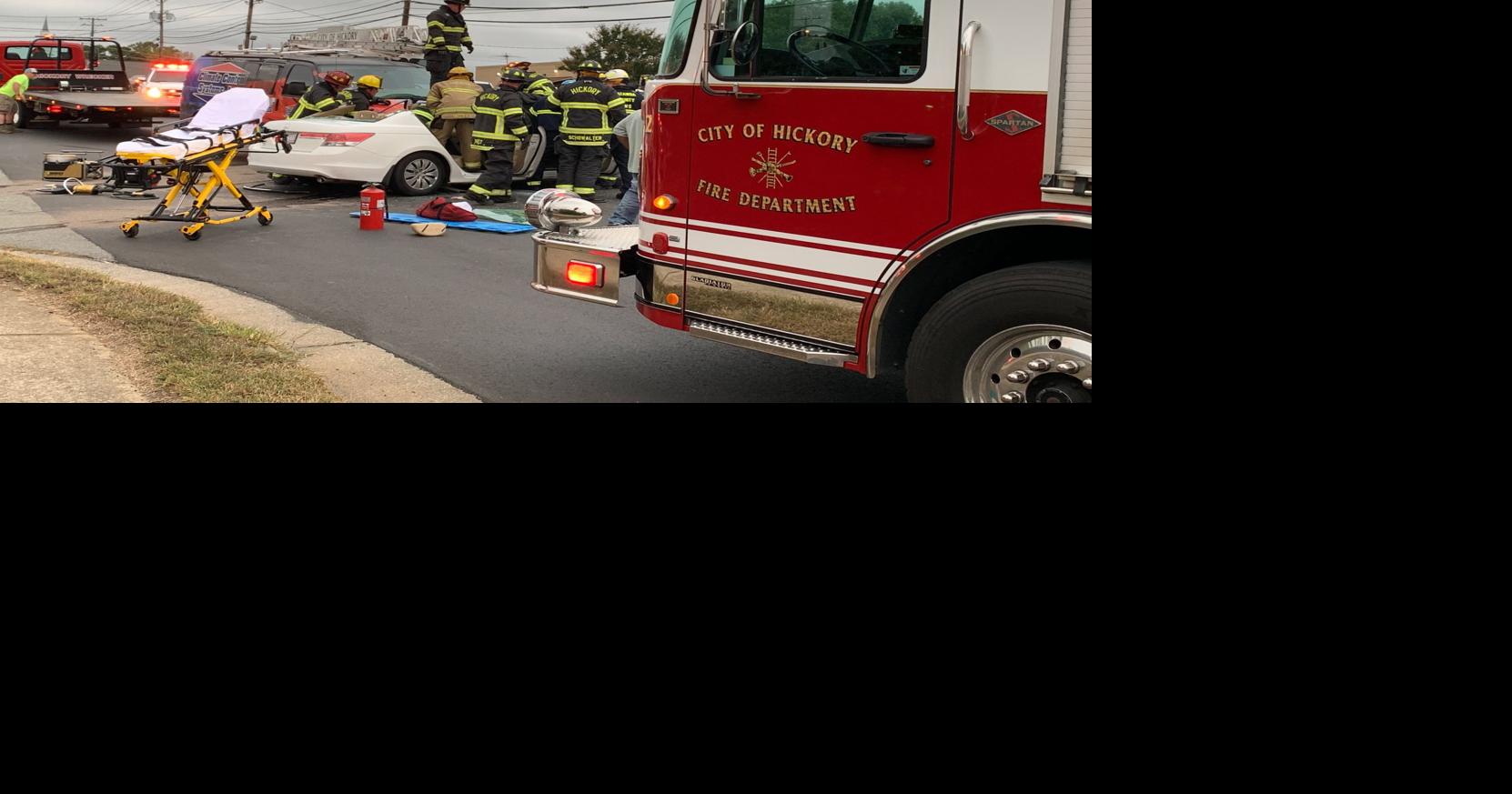 Twocar crash on Lenoir Rhyne Boulevard sends one to hospital