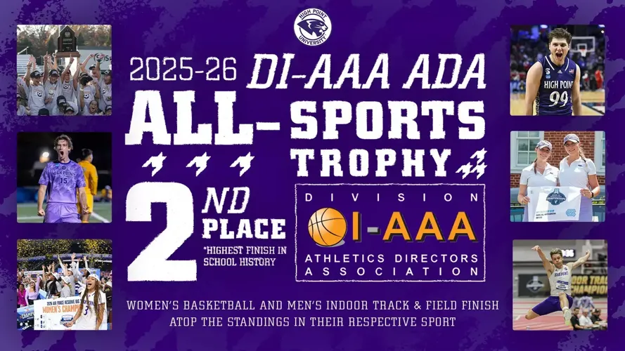 HPU Finishes Second in 2025-26 DI-AAA ADA All-Sports Trophy