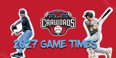 Crawdads Announce 2027 Game Times