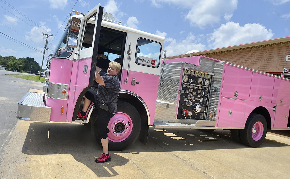 Keep on trucking: Pink fire truck to support local women with cancer