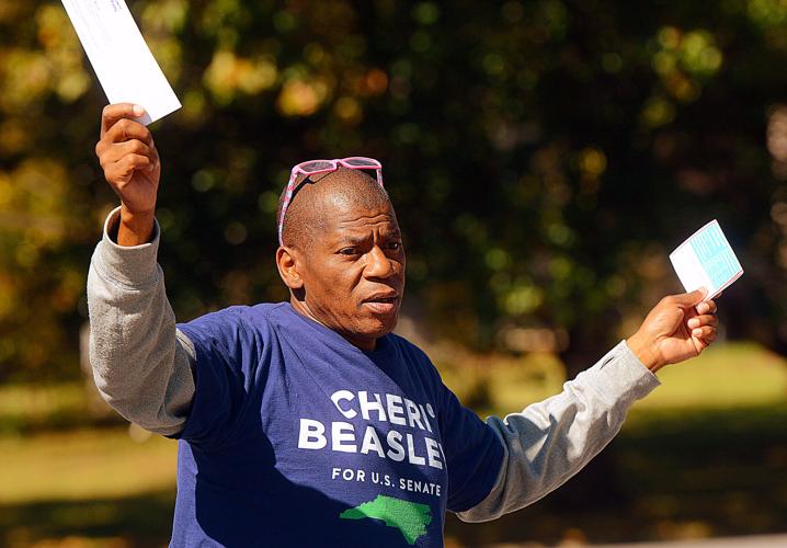 Catawba County voters talk gun rights, abortion and the direction of the  country as early voting begins