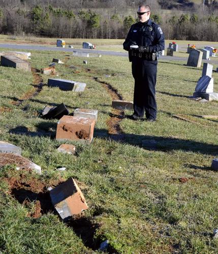 Maiden Municipal Cemetery vandalized