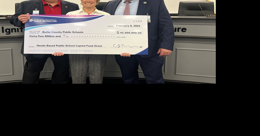 Burke schools receive $42M grant for new school