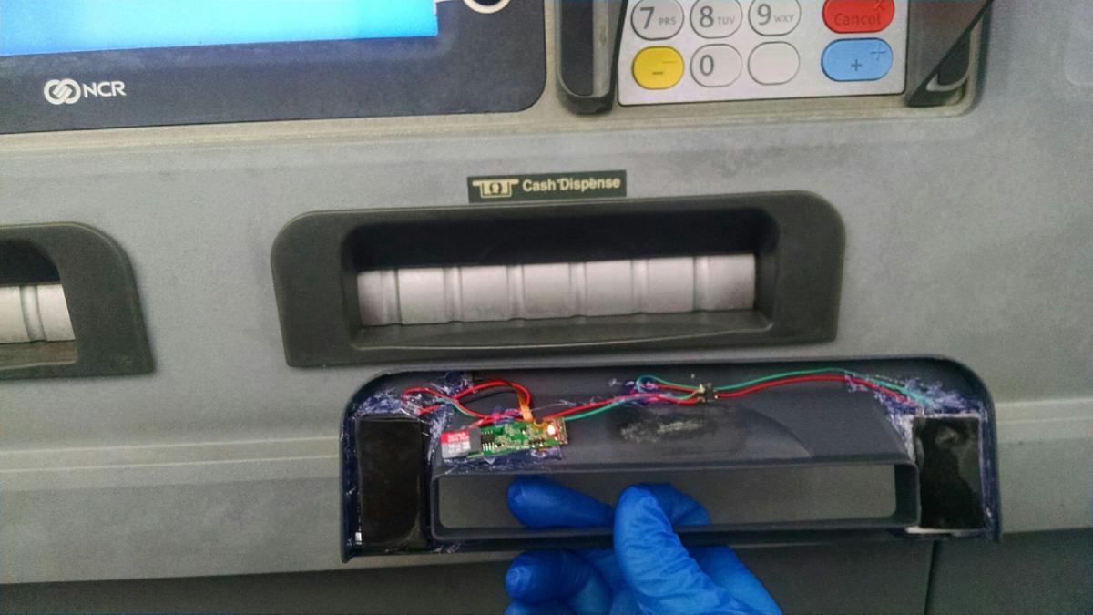 camera discovered on newton bank atm