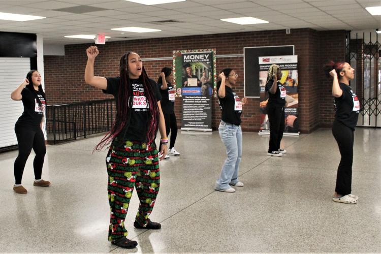 St. Stephens Step Team puts on final performance?