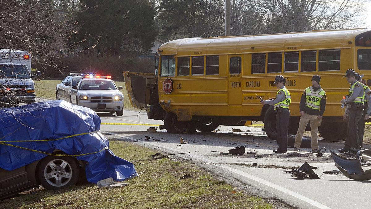 Woman killed in collision with Catawba County Schools bus on Bethany