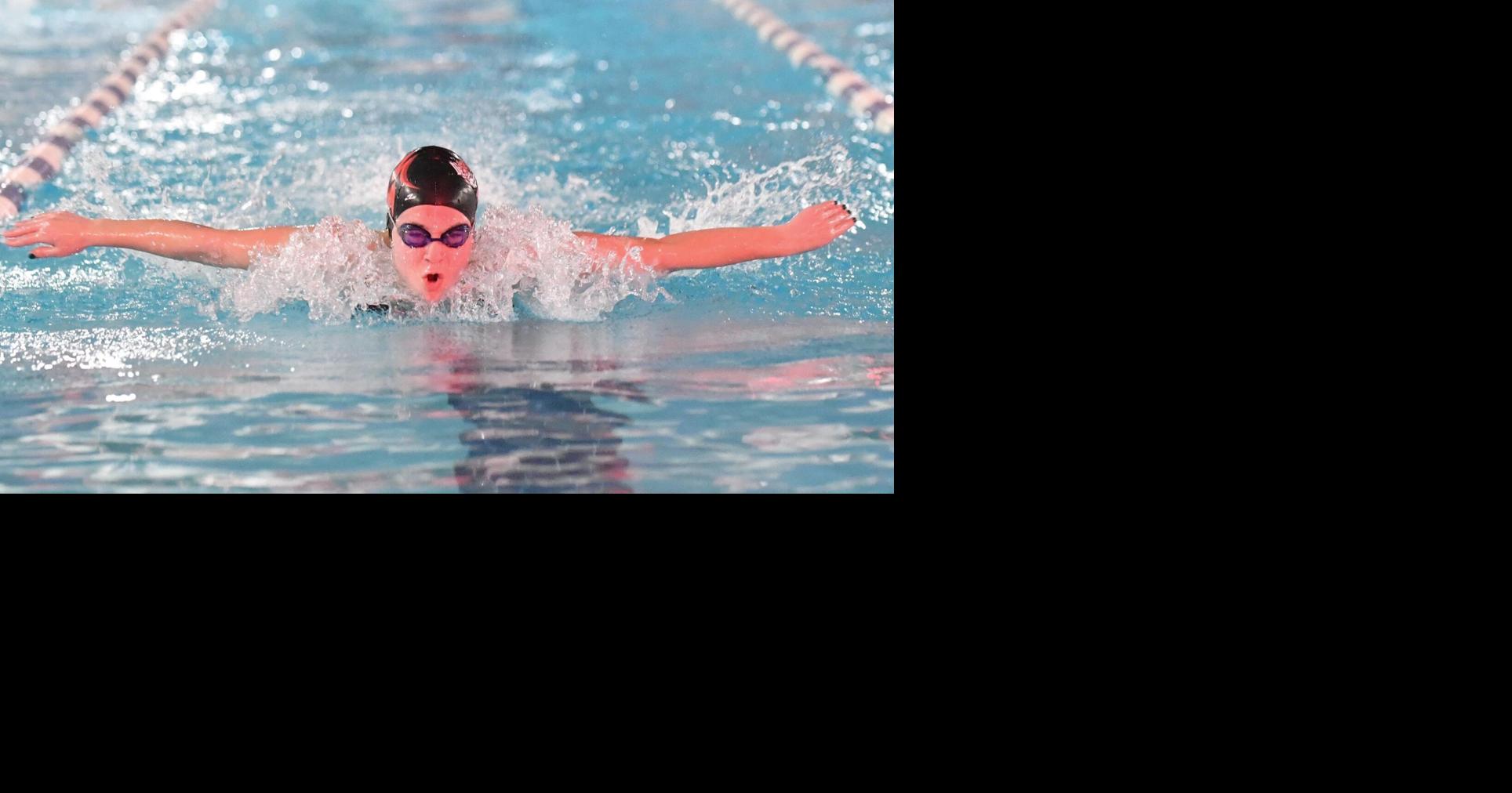 Red Devils' Ruebusch notches multiple top-3 finishes during 1A/2A swim meet
