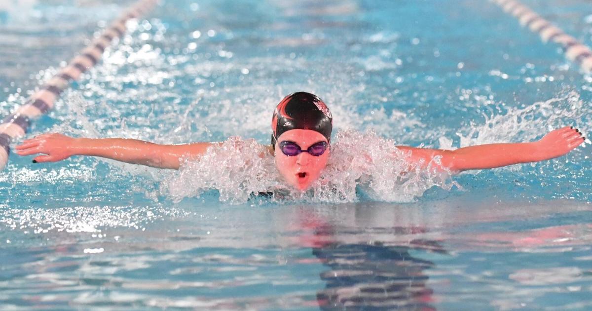 Fred Ruebusch Red Devils' Ruebusch notches multiple top-3 finishes during 1A/2A swim meet