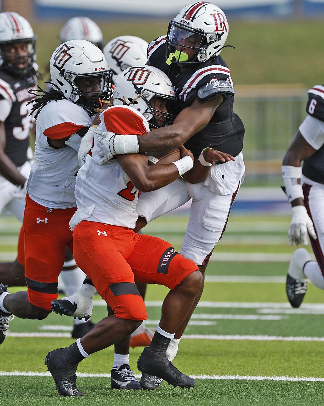 LenoirRhyne University football wins Sunday over Tusculum