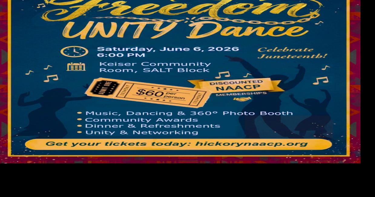Hickory Branch NAACP hosting Juneteenth Unity Dance on June 6