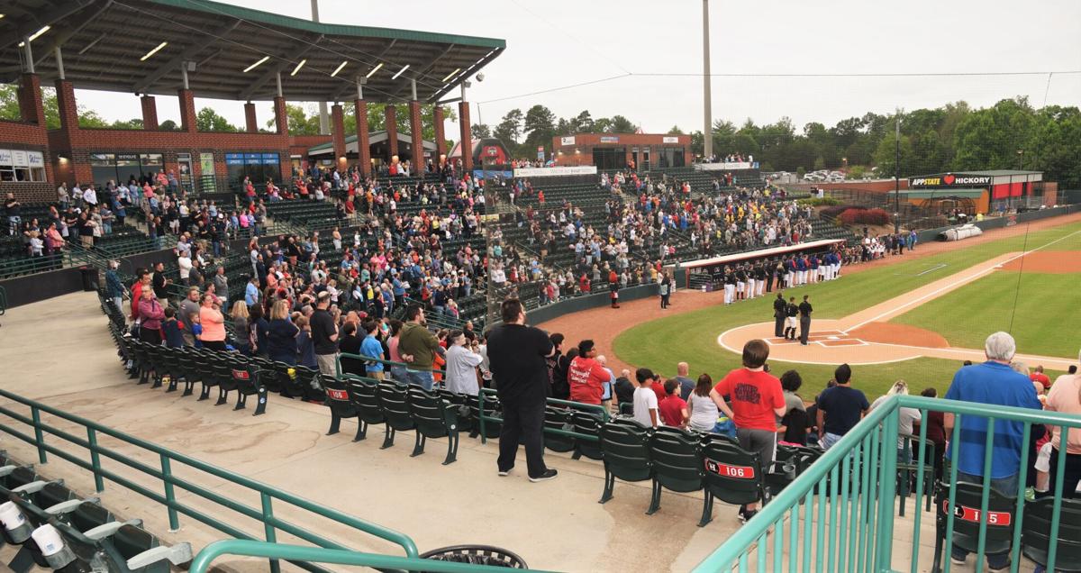 Hickory Crawdads sold by Texas Rangers