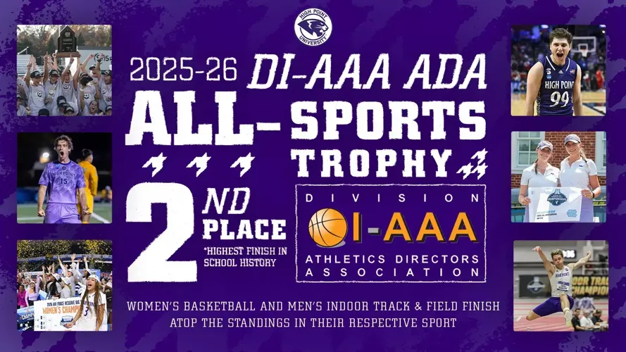 HPU Finishes Second in 2025-26 DI-AAA ADA All-Sports Trophy