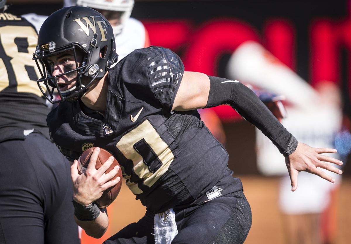 Wake Forest loses freshman quarterback Sam Hartman for rest of season