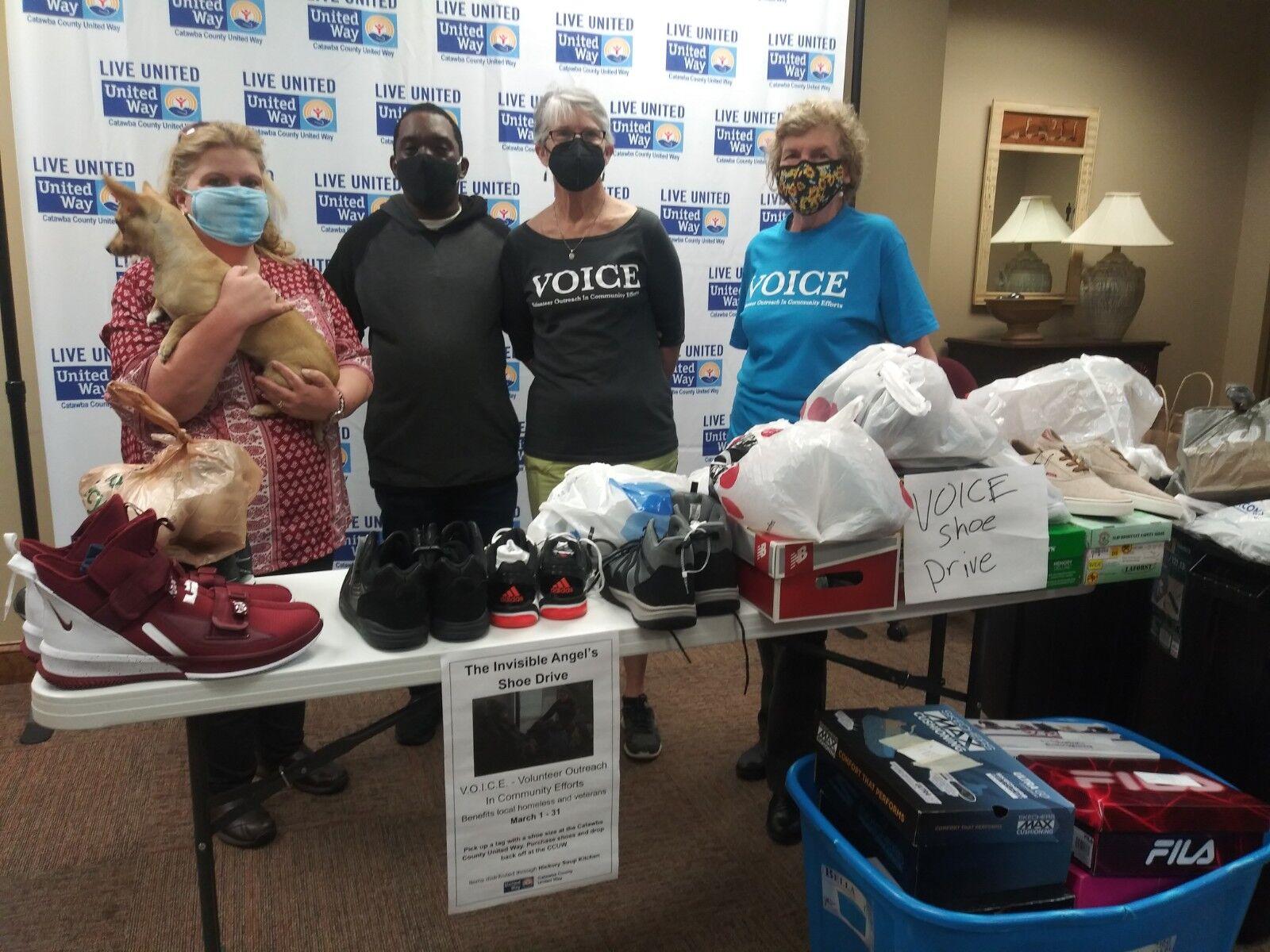 Shoe donations benefit locals experiencing homelessness