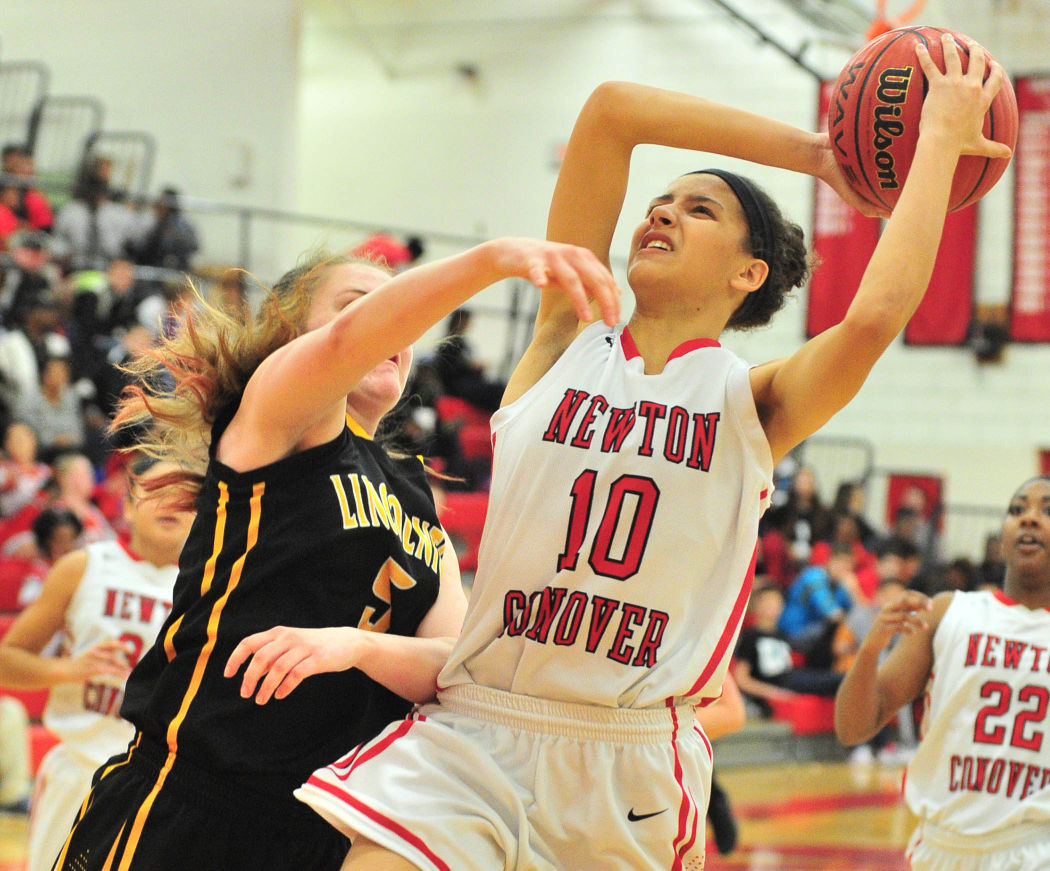 Lincolnton At Newton Conover Girls Basketball Feb 5 2016