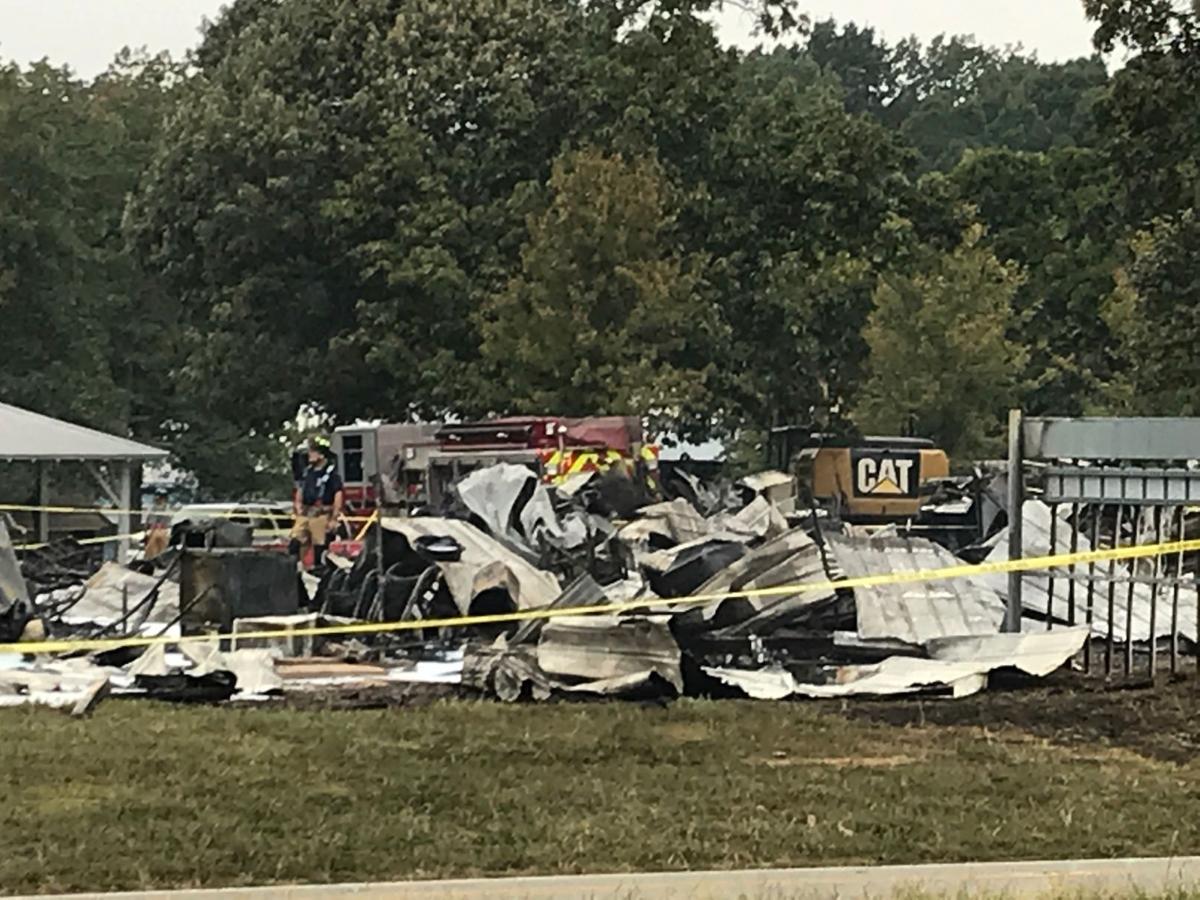 Update Photos and video from the scene of fire that ravaged Balls