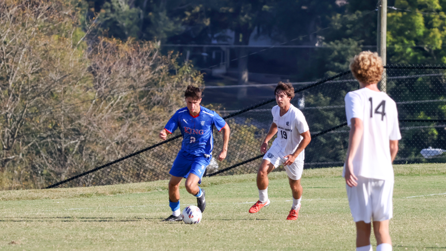 King Men’s Soccer Rallies for 2-2 Draw at Belmont Abbey