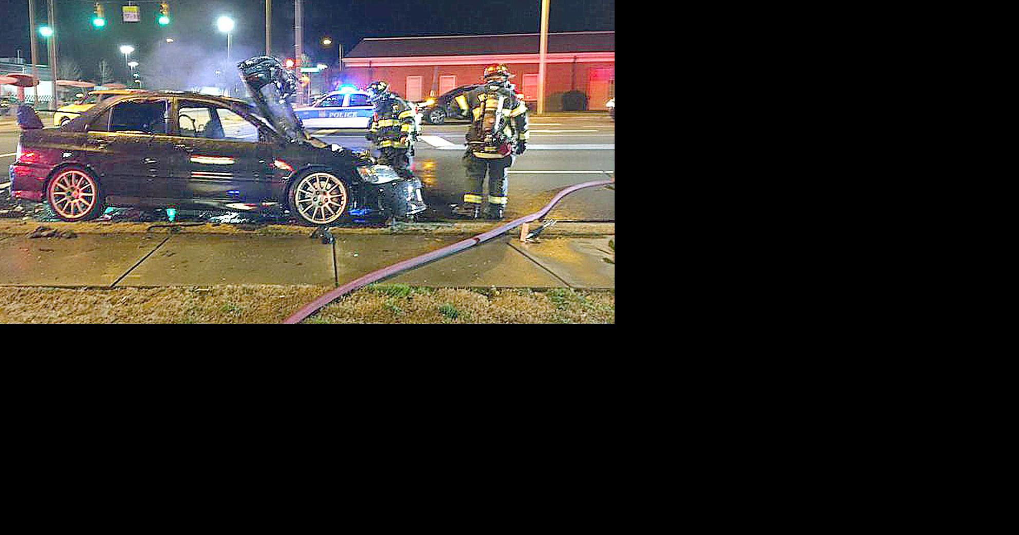 Update: Car catches fire after two-vehicle accident on N.C. 127