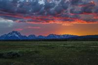 Grand Tetons at Sunset