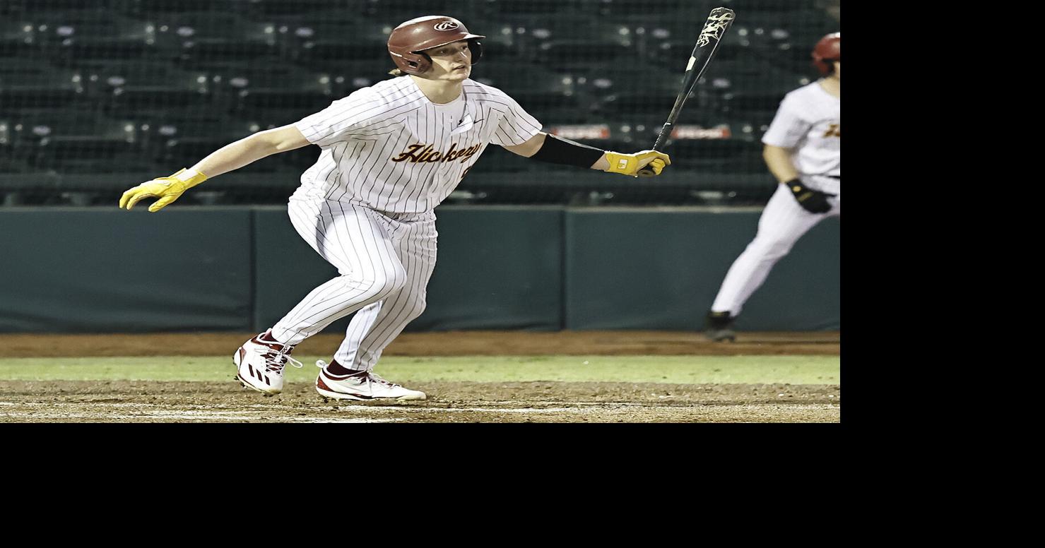 Hickory, NC high school baseball at the Crawdads' stadium