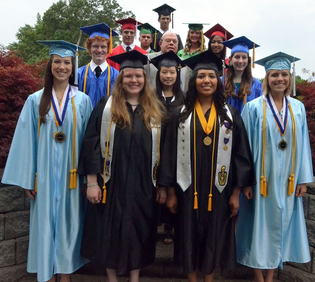 Catawba County Schools' valedictorians and salutatorians