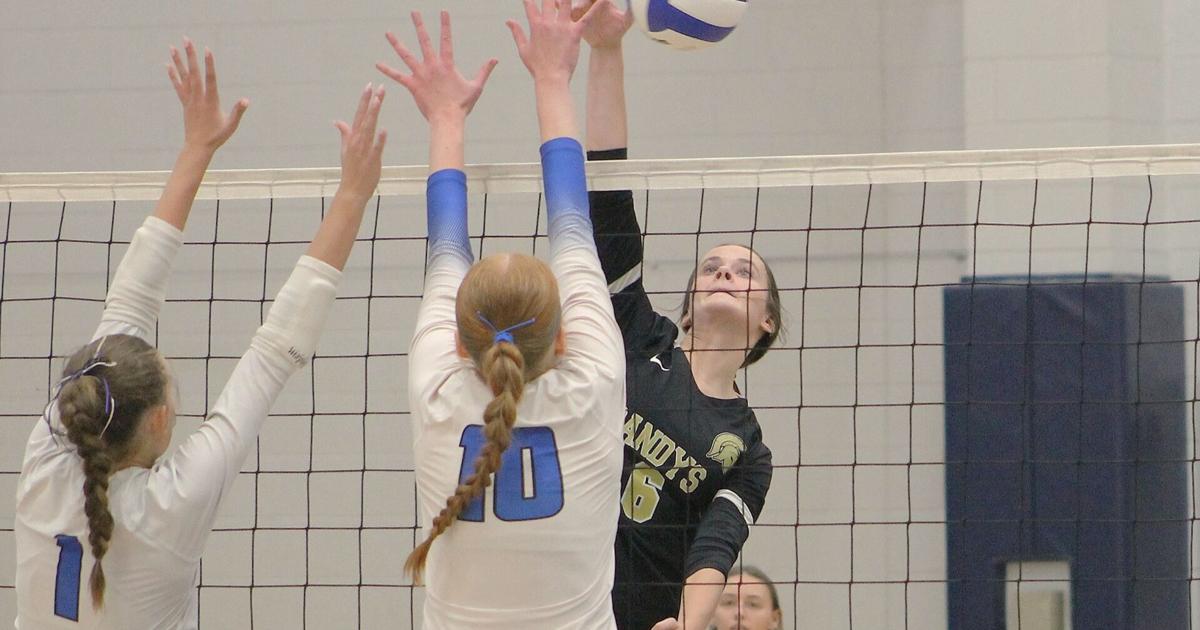 See images of Maiden and Bandys volleyball in their rivalry match on Tuesday