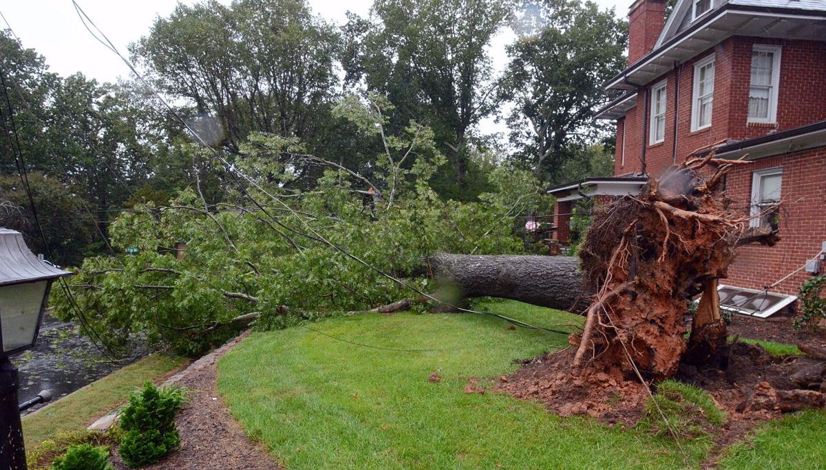 Rain from remnants of Hurricane Sally causes some damage in Hickory
