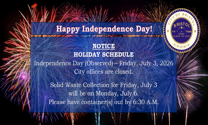 Independence Day (Observed) Solid Waste Collection Schedule