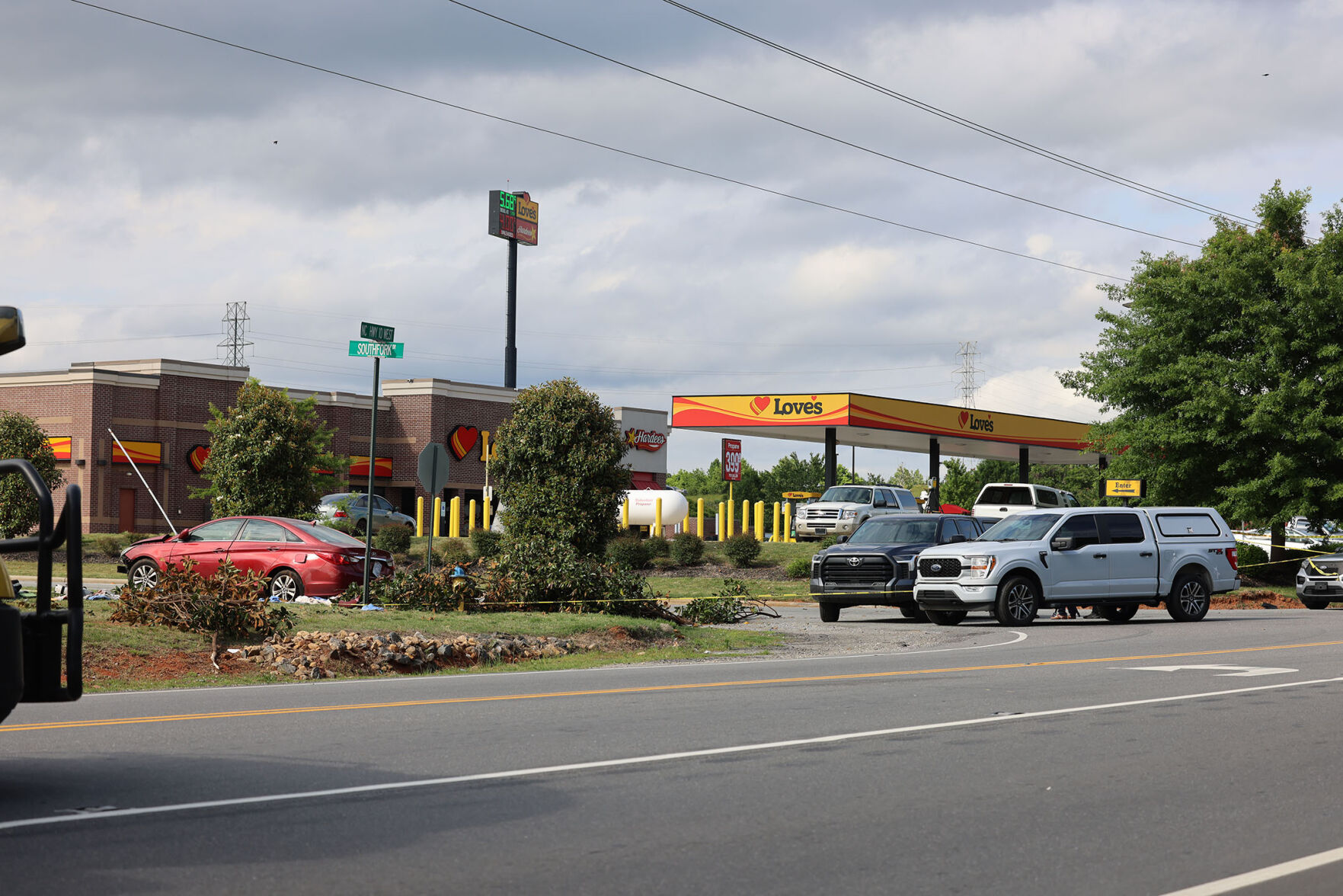 Catawba County NC witness says man shot at Love's truck stop