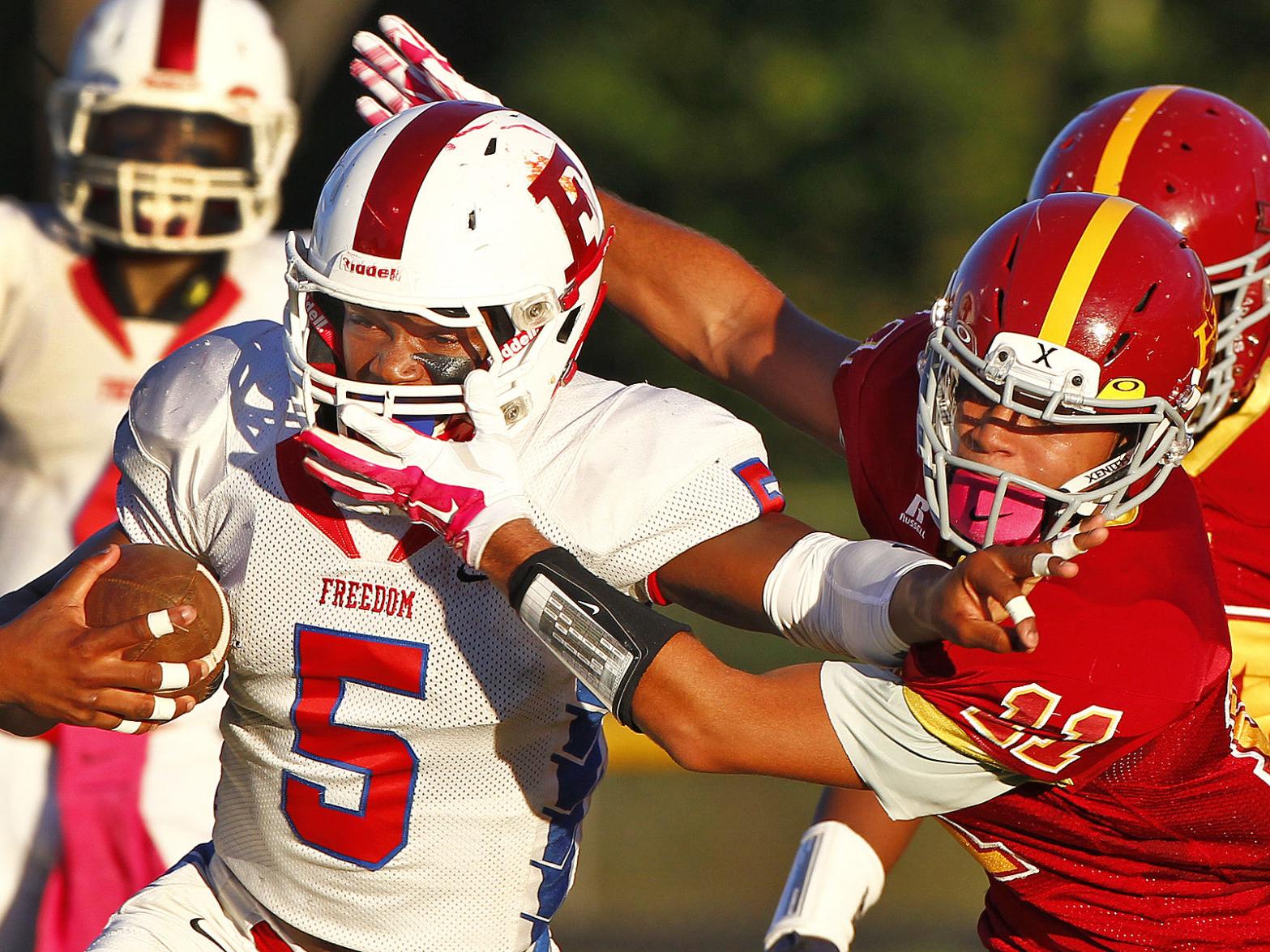 Prep Football Freedom Smashes Red Tornadoes Scores School Record