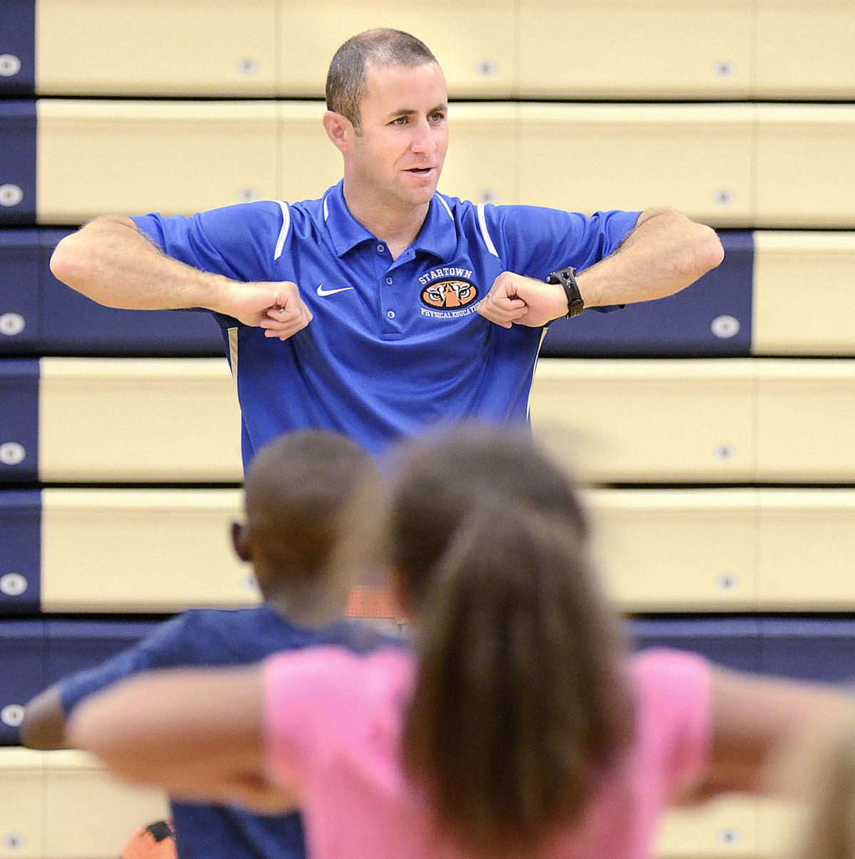 Startown Elementary's Ervin earns NC PE Teacher of the Year School