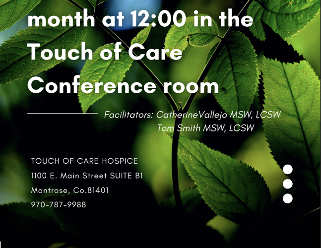 Touch of Care Hospice Grief Group Community