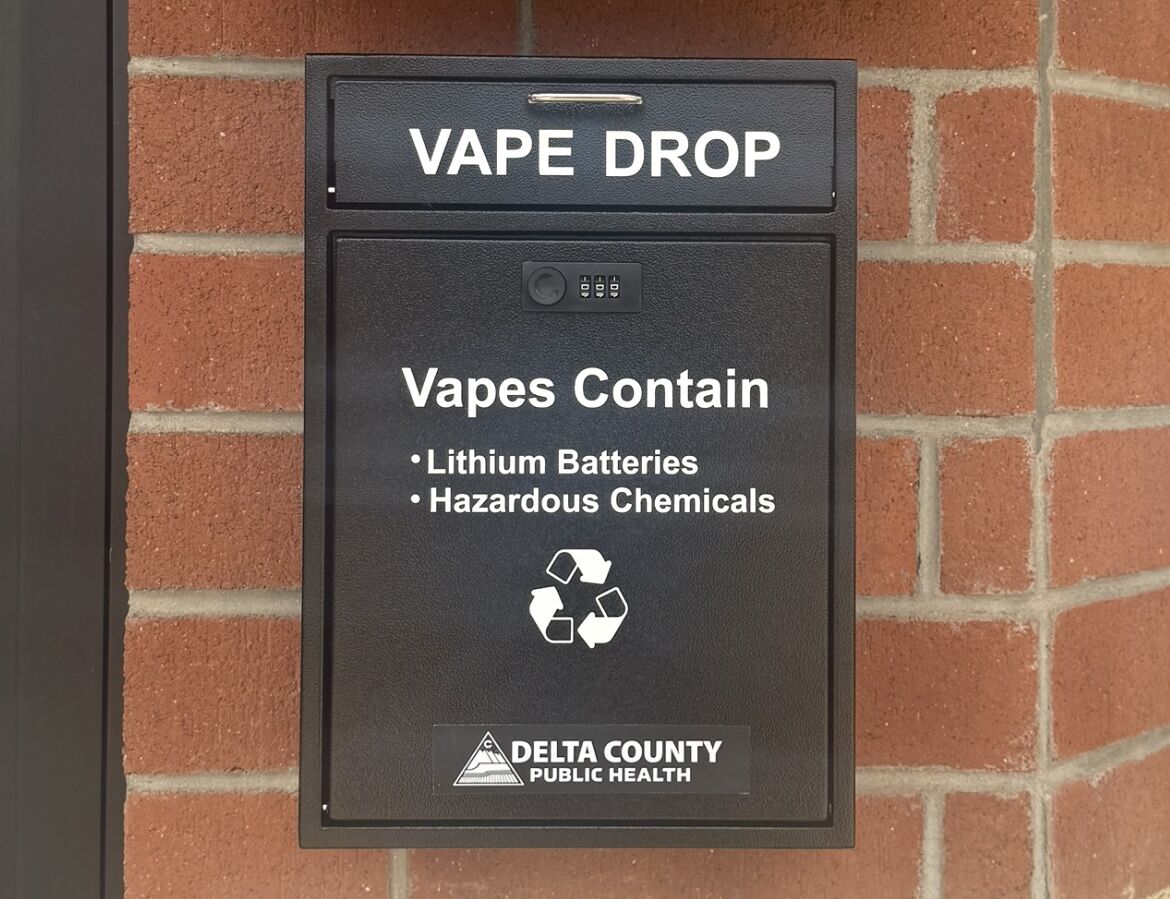 vape disposal near me Delta County Public Health Launches Vape Disposal Program | Community News