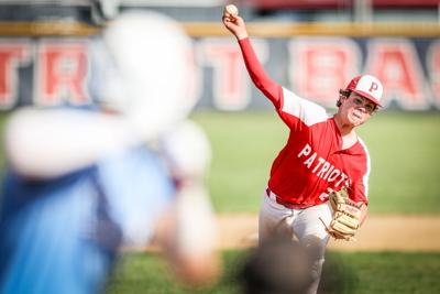 Alex Aarsvold tosses a pitch