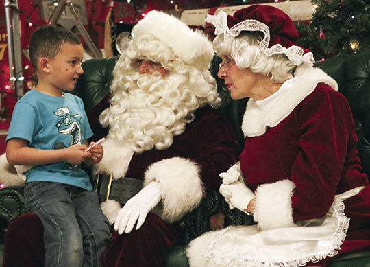SANTA AT THE FIRE STATION