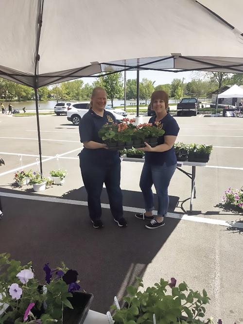 Farmers market selling seeds