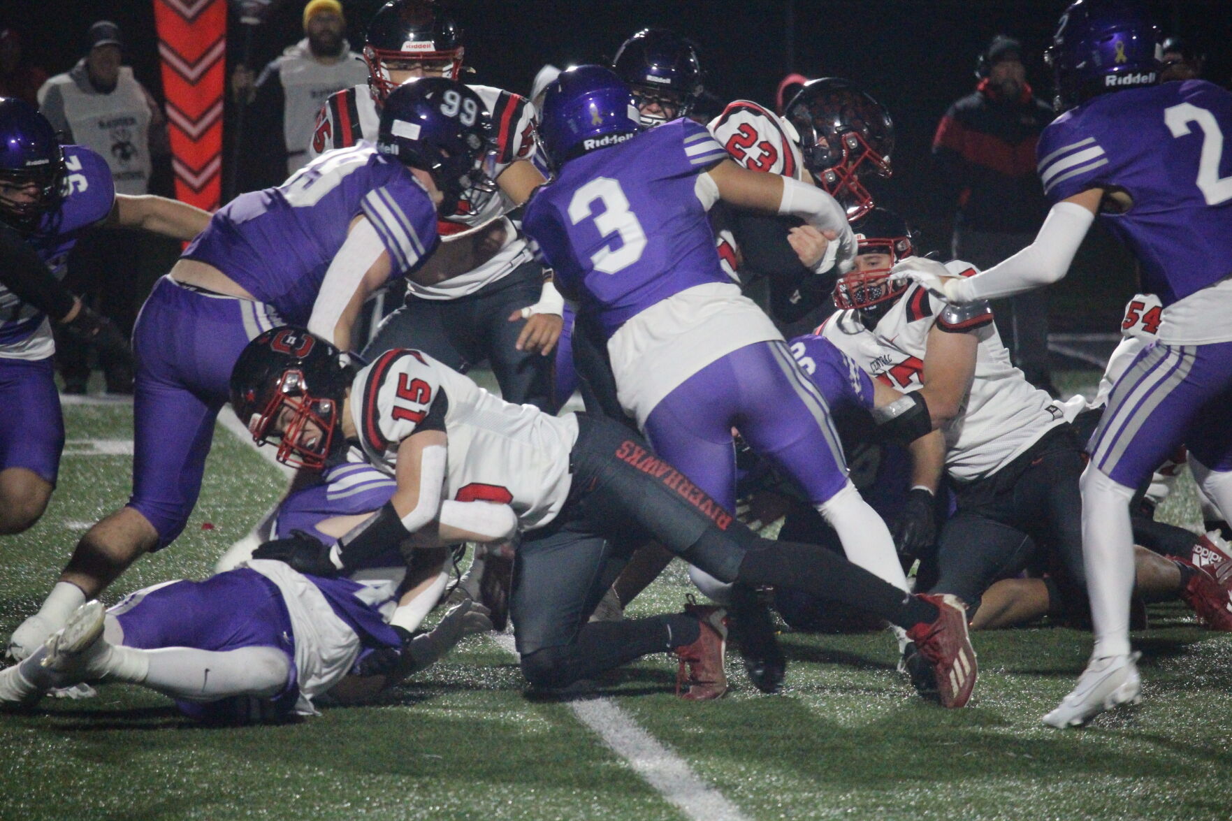 Football: Warriors dominate La Crosse Central in playoff win