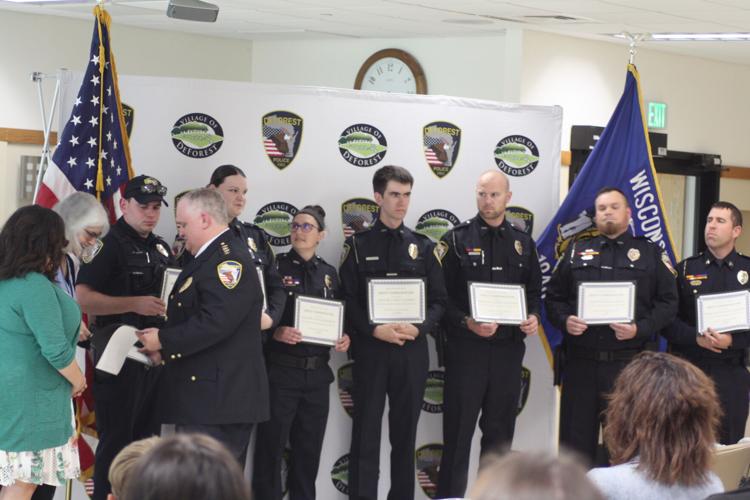 2023 DeForest Police Department Oath of Office Service Awards Local