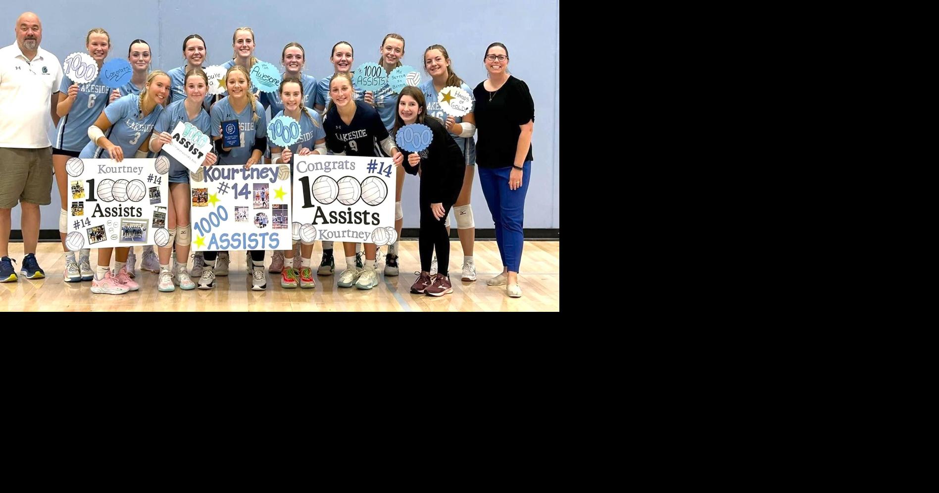 Volleyball milestones: Lakeside's Zech reaches 1,000 assists, Schuetz ...