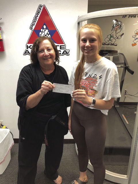 Steinberg earns scholarship from Plumer Karate America