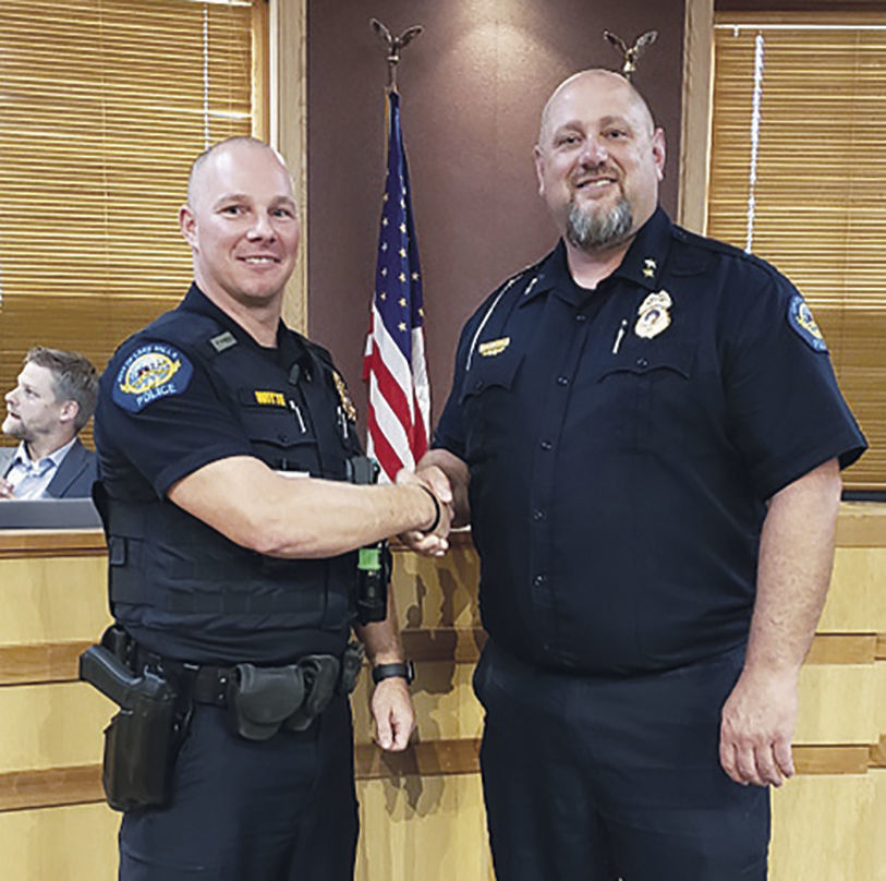 Police promotions | Lake Mills Leader | hngnews.com