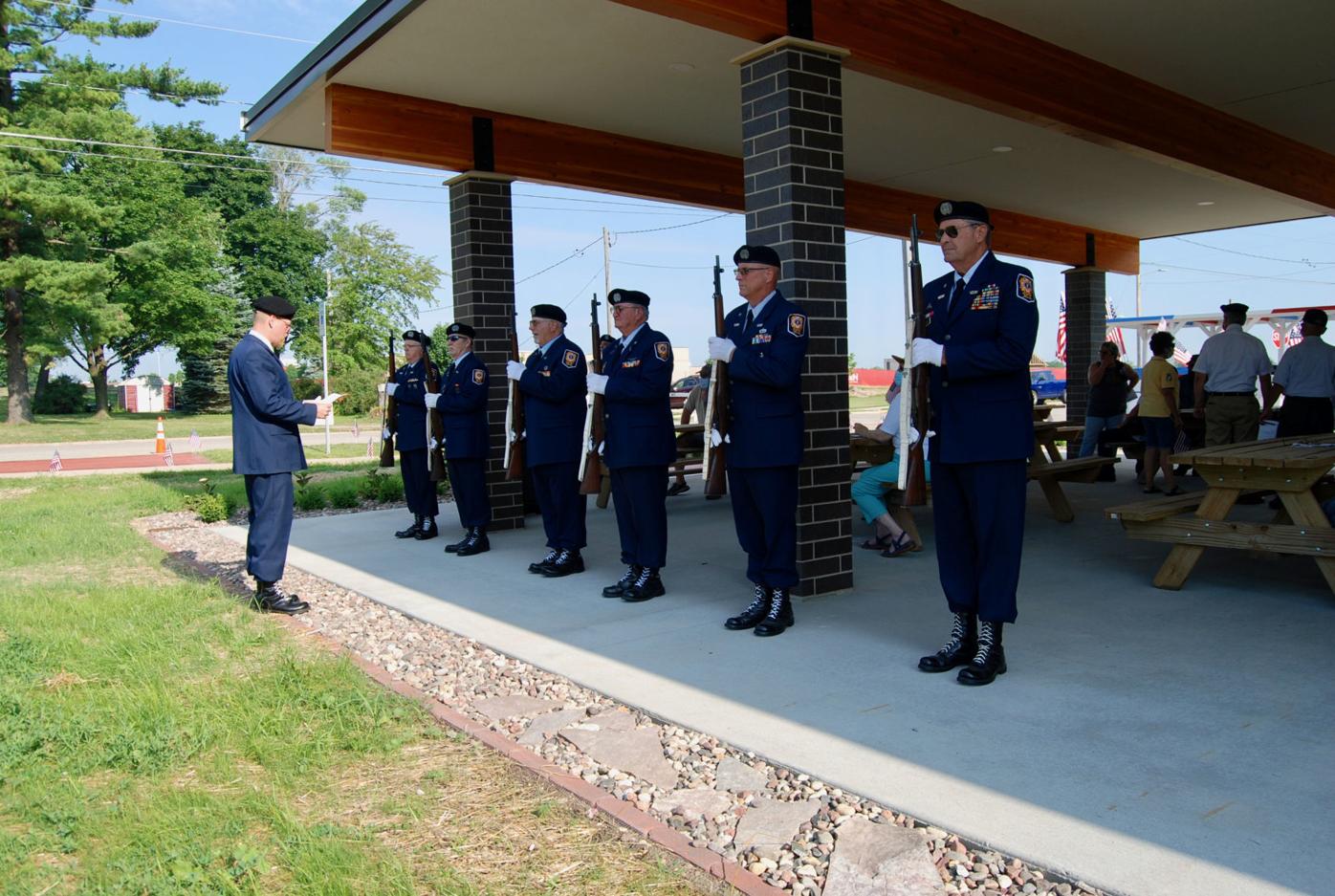 Preparing to make a 21 gun salute
